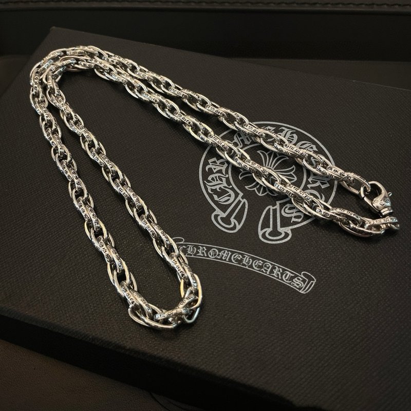 크롬하츠 빈티지 링 버클 십자가 목걸이 001-229823
