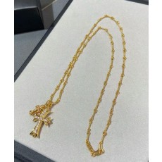 크롬하츠 골드 풀다이아몬드 십자가 펜던트 목걸이 001-229844