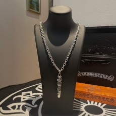 크롬하츠 빈티지 드래곤 크로스 목걸이 001-229853