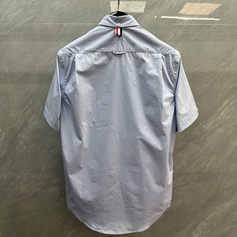 톰 브라운 테니스 라켓 자수 반팔 셔츠 001-230452