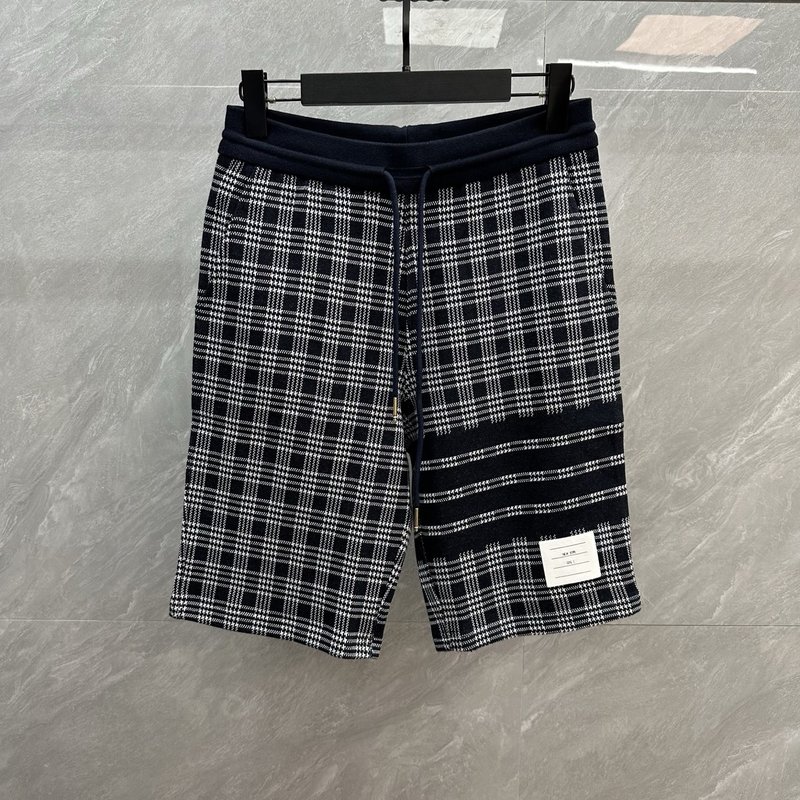 톰브라운 클래식 체크 컬러블록 4 바 쇼츠 001-230760
