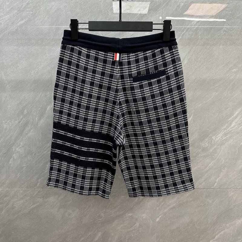 톰브라운 클래식 체크 컬러블록 4 바 쇼츠 001-230760