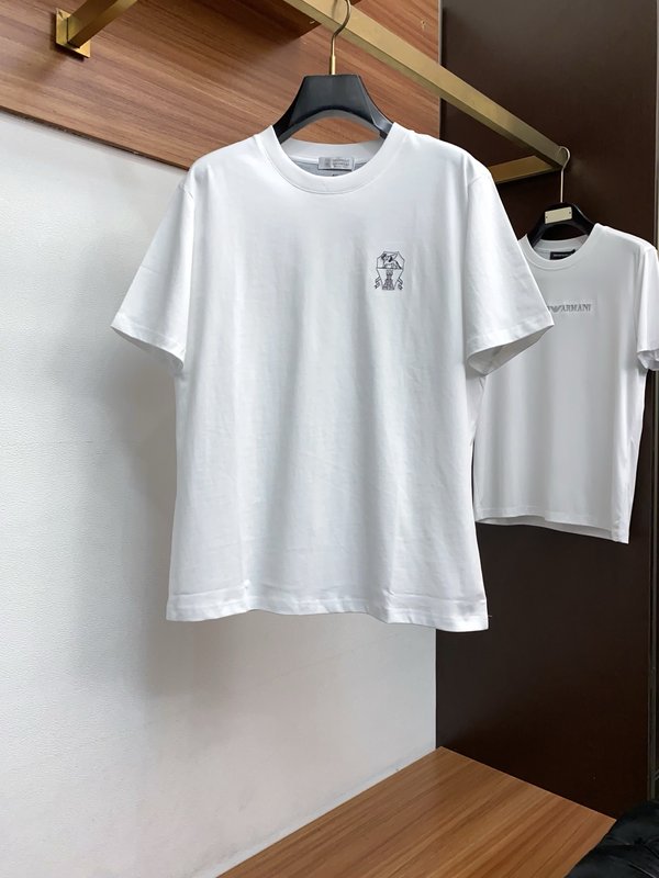 남성 순면 라운드넥 반팔 티셔츠 기본款 001-230764