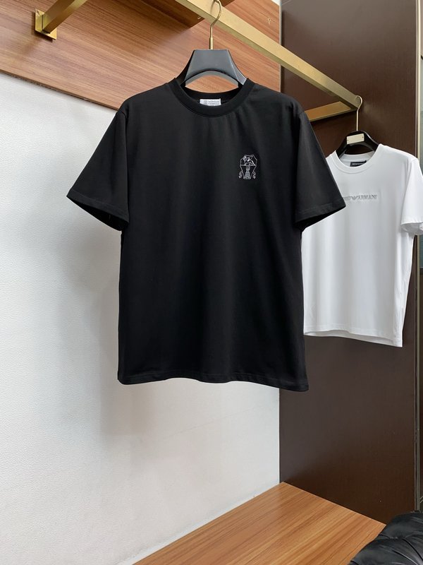 남성 순면 라운드넥 반팔 티셔츠 기본 001-230767