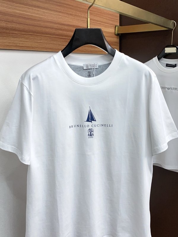 남성 순면 라운드넥 반팔 티셔츠 기본款 001-230773
