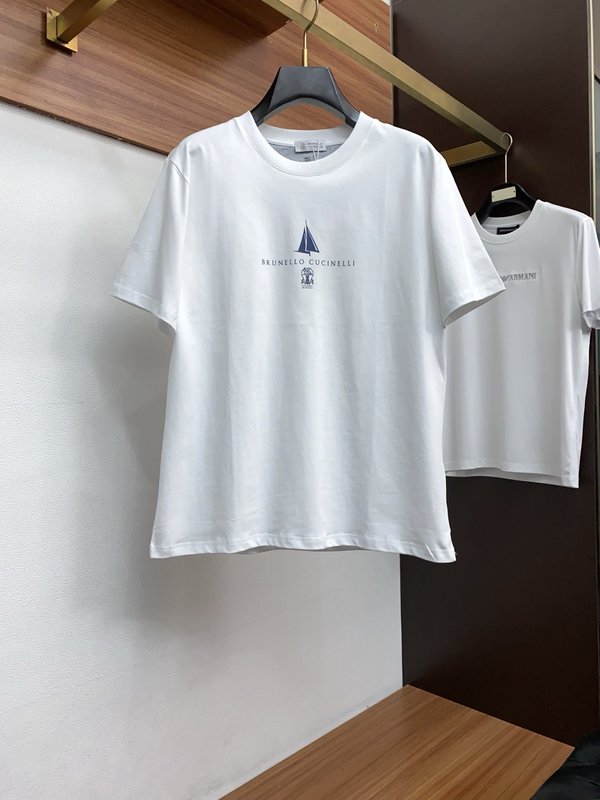 남성 순면 라운드넥 반팔 티셔츠 기본款 001-230773