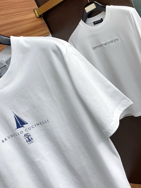 남성 순면 라운드넥 반팔 티셔츠 기본款 001-230773