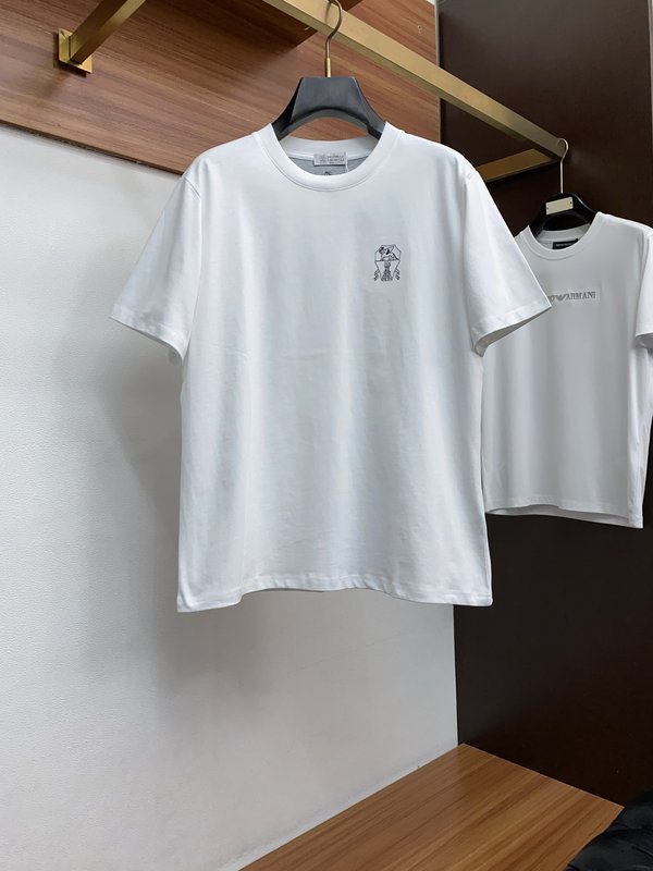 남성 순면 라운드넥 반팔 티셔츠 기본 001-230781