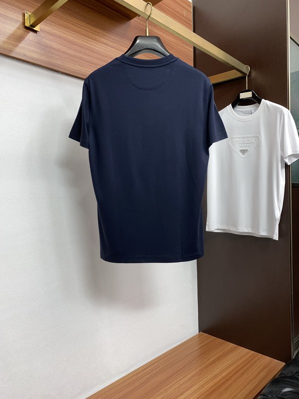클래식 패션 머서라이즈드 코튼 반팔 티셔츠 001-230796