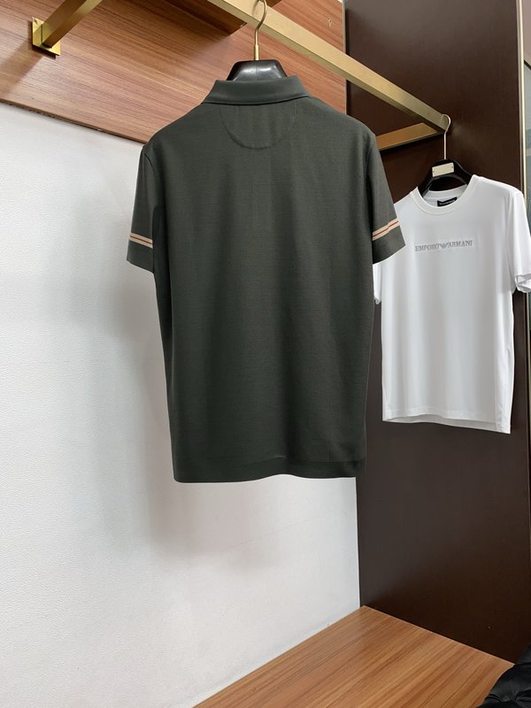 남성 텐셀 코튼 반팔 폴로 셔츠 001-230803