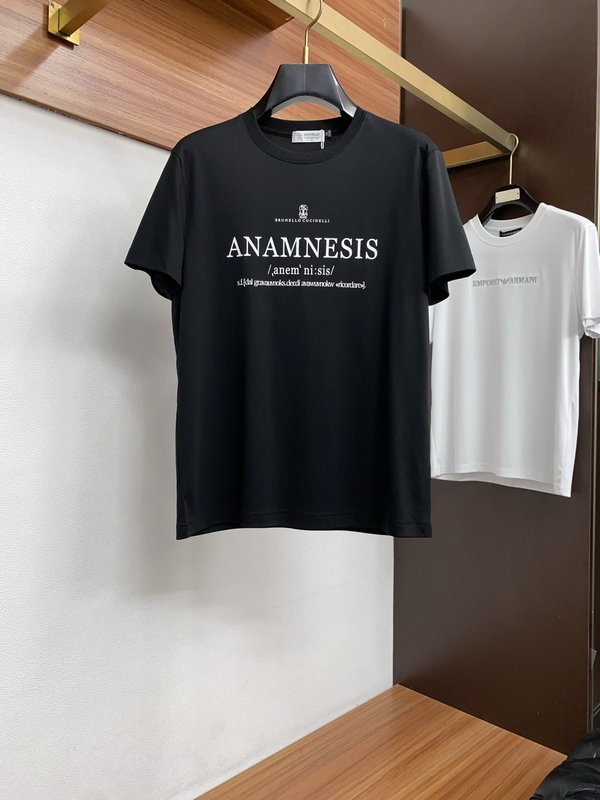 봄여름 신상 라운드넥 반팔 자수 티셔츠 001-230804
