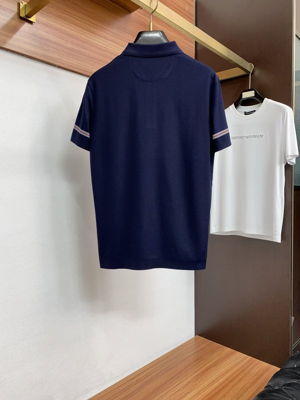 남성 텐셀 코튼 반팔 폴로 셔츠 001-230811