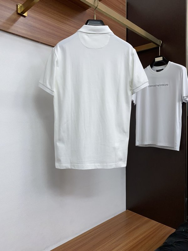 남성 피케 면 반팔 폴로 셔츠 001-230825