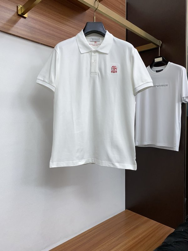 남성 피케 면 반팔 폴로 셔츠 001-230825