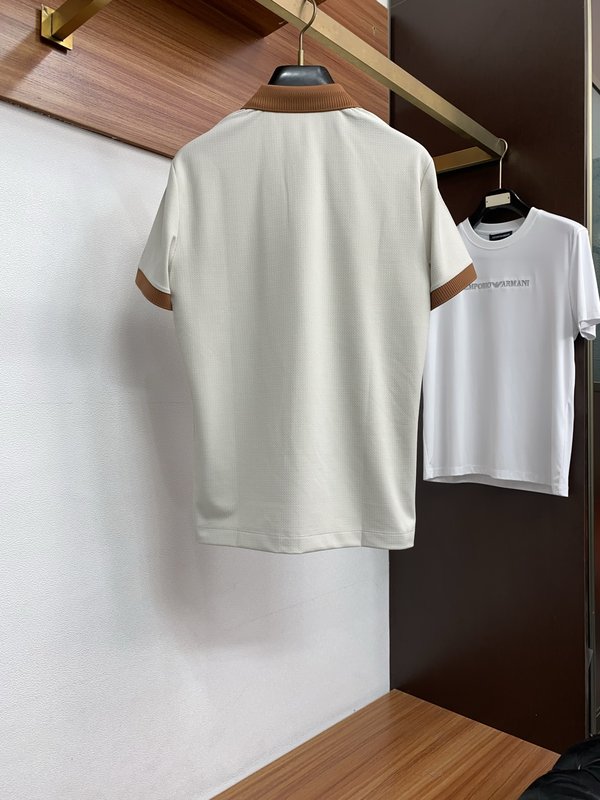 클래식 패션 칼라 순면 피케 폴로 셔츠 반팔 001-230833