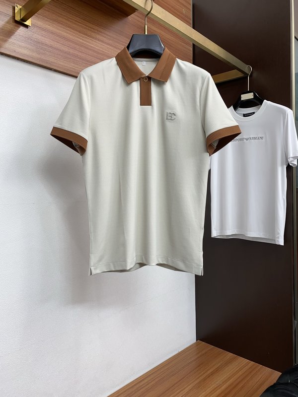 클래식 패션 칼라 순면 피케 폴로 셔츠 반팔 001-230833