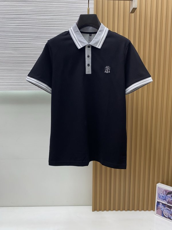 클래식 패션 칼라 순면 피케 폴로 셔츠 001-230859