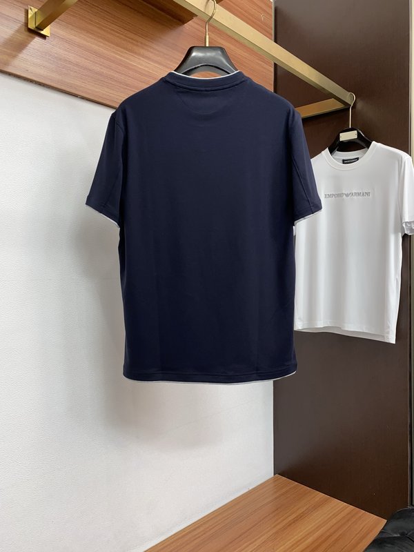 초봄 라운드넥 반팔 티셔츠 심플 캐주얼 001-230867