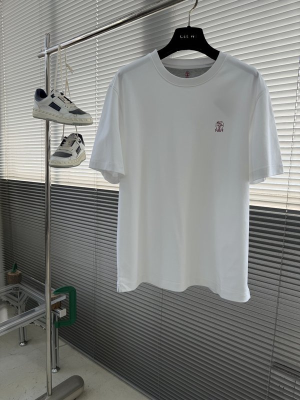 브루넬로 쿠치넬리 남성 반팔 티셔츠 001-230871