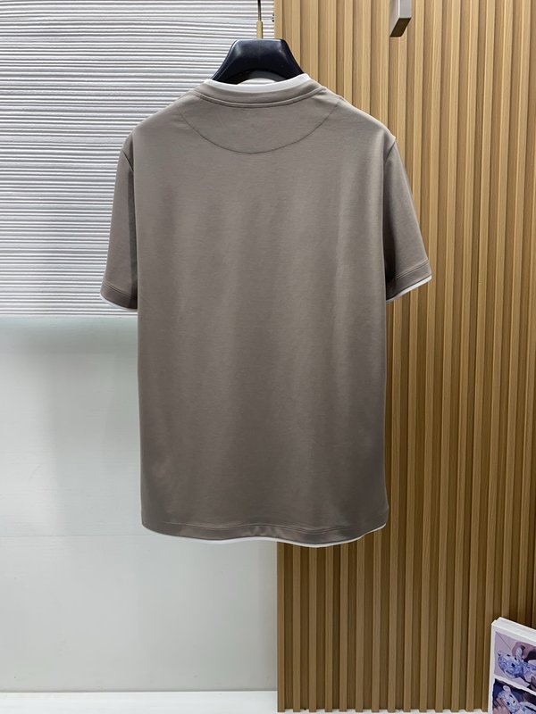 이른 봄 남성 라운드넥 반팔 티셔츠 001-230873