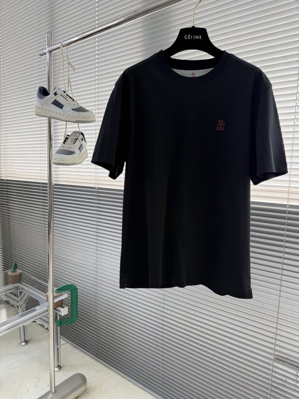 브루넬로 쿠치넬리 남성 반팔 티셔츠 001-230876
