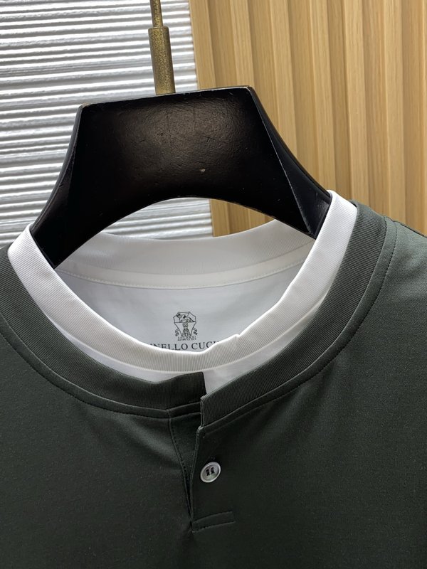 이른 봄 남성 라운드넥 반팔 티셔츠 001-230877