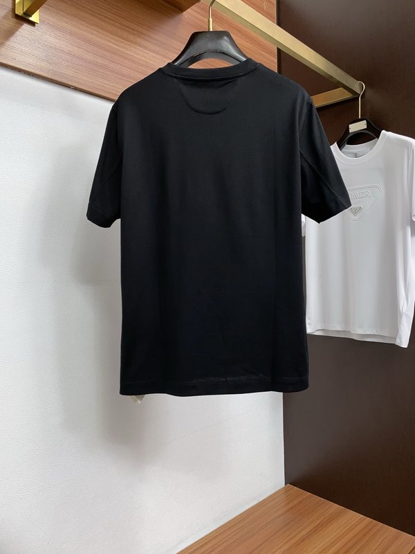 고급 맞춤 면 반팔 티셔츠 001-230910
