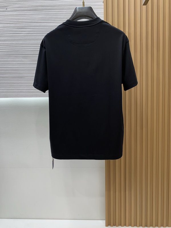고급 면 모달 혼방 남성 반팔 티셔츠 001-230913