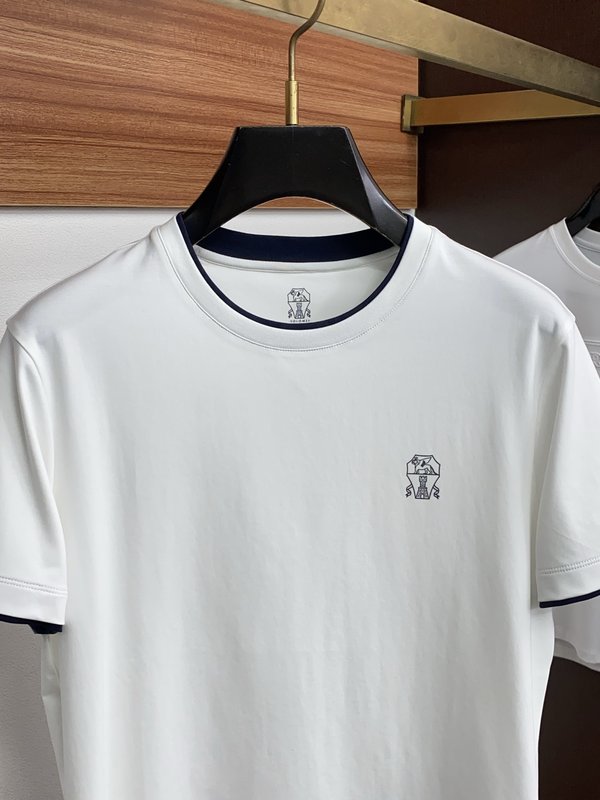 봄여름 남성 심플 라운드넥 반팔 티셔츠 001-230922