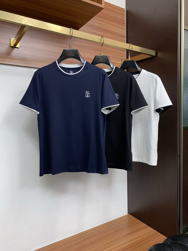 봄여름 남성 심플 라운드넥 반팔 티셔츠 001-230922
