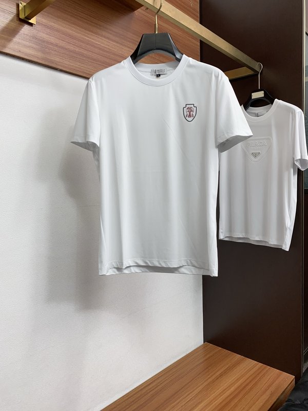 남성 순면 라운드넥 반팔 티셔츠 기본 001-230937