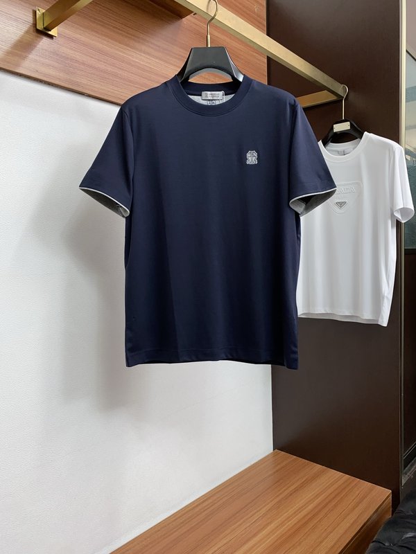 클래식 패션 라운드넥 반팔 티셔츠 001-230944