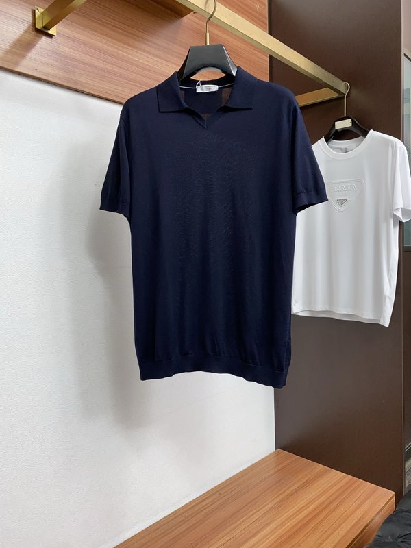 클래식 올드머니 스타일 텐셀 혼방 면 반팔 티셔츠 001-230991