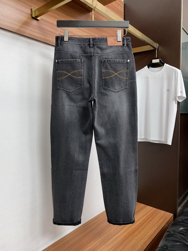 장면화 면 슬림 스트레이트 진 001-230999