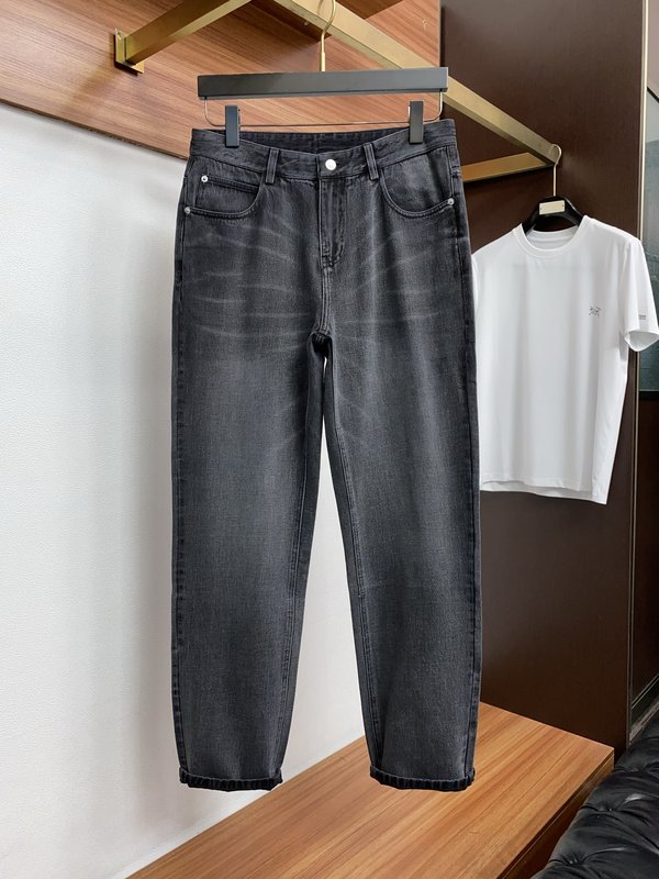 장면화 면 슬림 스트레이트 진 001-230999