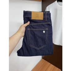 프리미엄 커스텀 딥블루 스트레치 데님 팬츠 001-231009