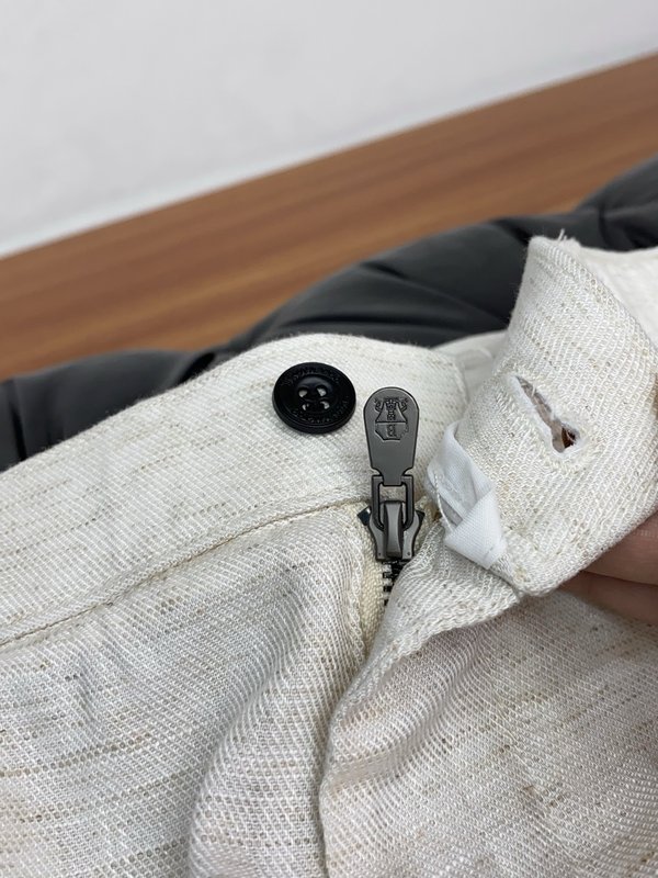 남성 코튼린넨 워싱 빈티지 캐주얼 정장 바지 001-231017