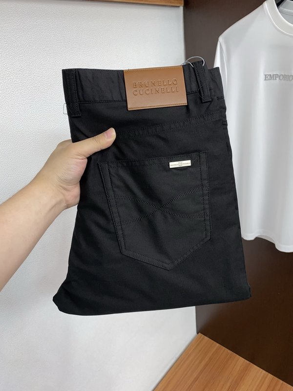 남성 워싱 데님 정장 캐주얼 바지 001-231031