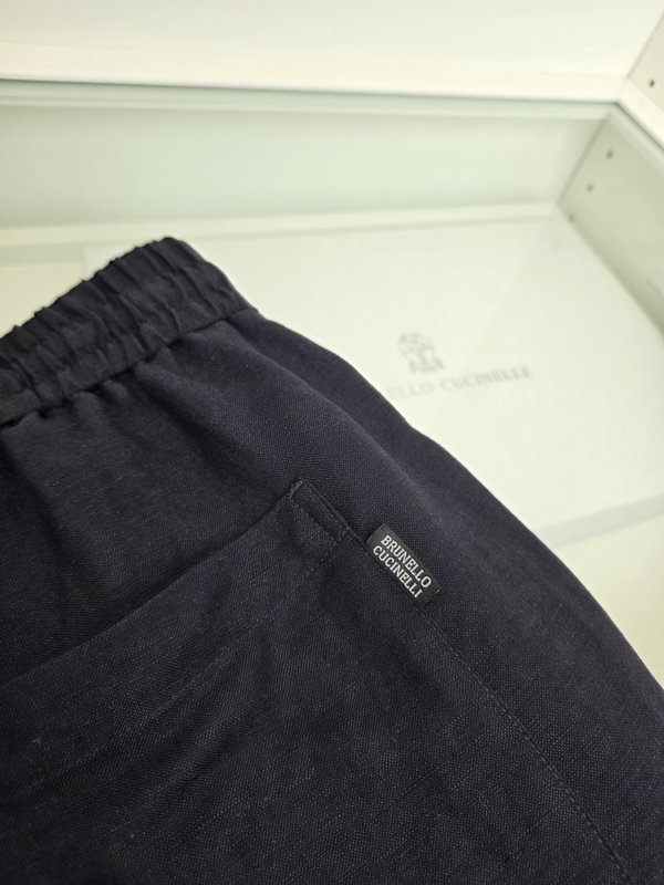 남성 린넨 캐주얼 하프 팬츠 001-231030