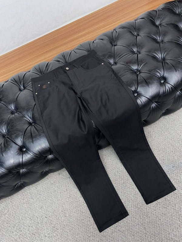 남성 워싱 데님 정장 캐주얼 바지 001-231031
