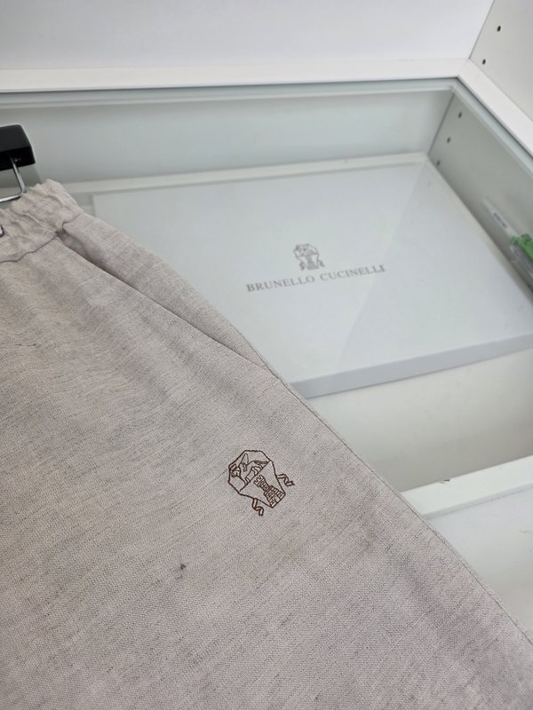남성 린넨 하프 팬츠 001-231032