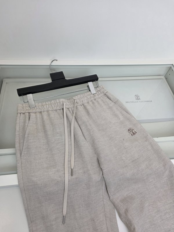 남성 린넨 하프 팬츠 001-231032