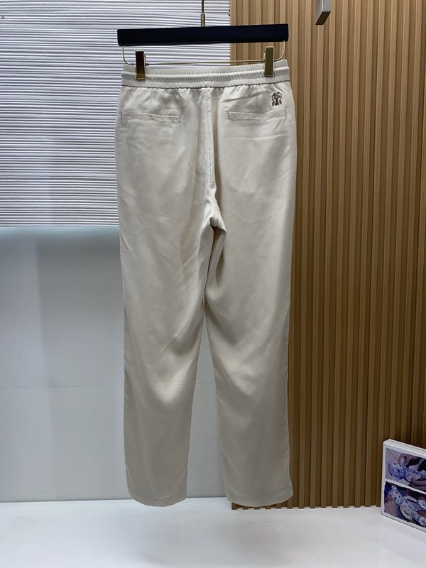 봄여름 신상 정방적 면린 캐주얼 팬츠 001-231043