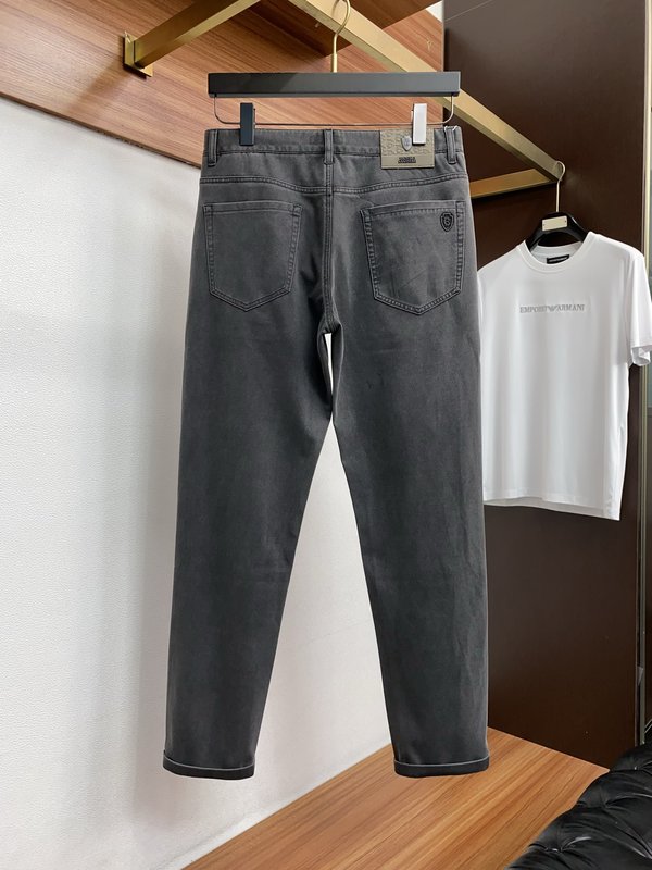 남성 워싱 데님 캐주얼 진 001-231049