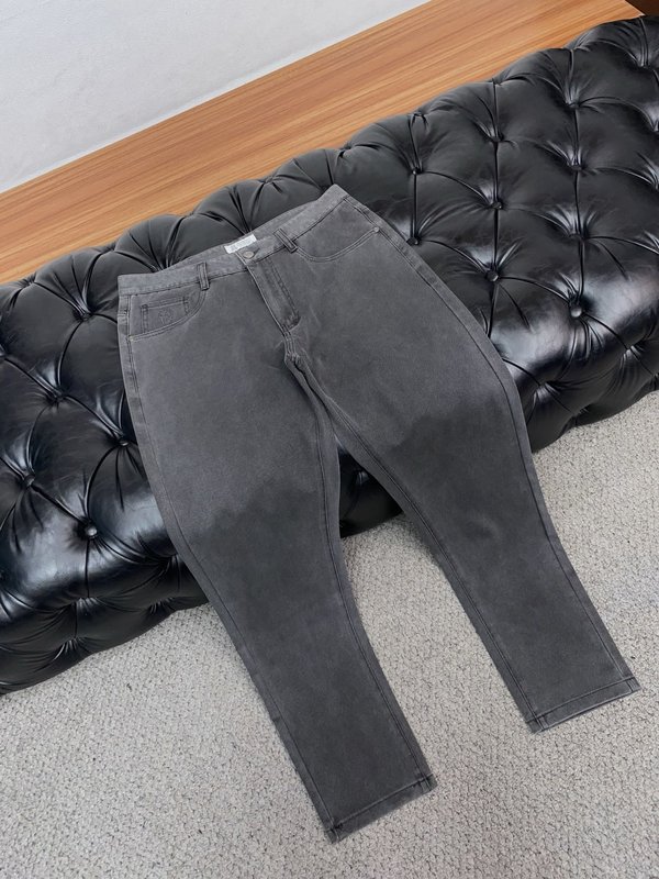 남성 워싱 데님 캐주얼 진 001-231049