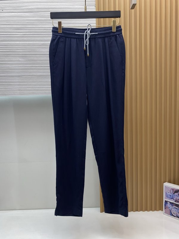 봄여름 신상 정방적 면린 캐주얼 팬츠 001-231055