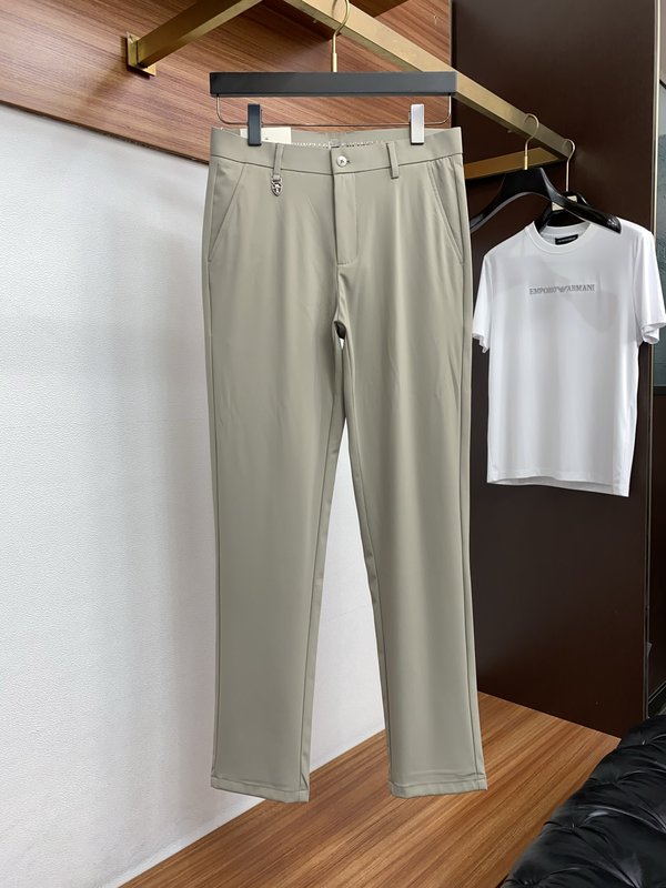 남성 워싱 데님 캐주얼 정장 바지 001-231063