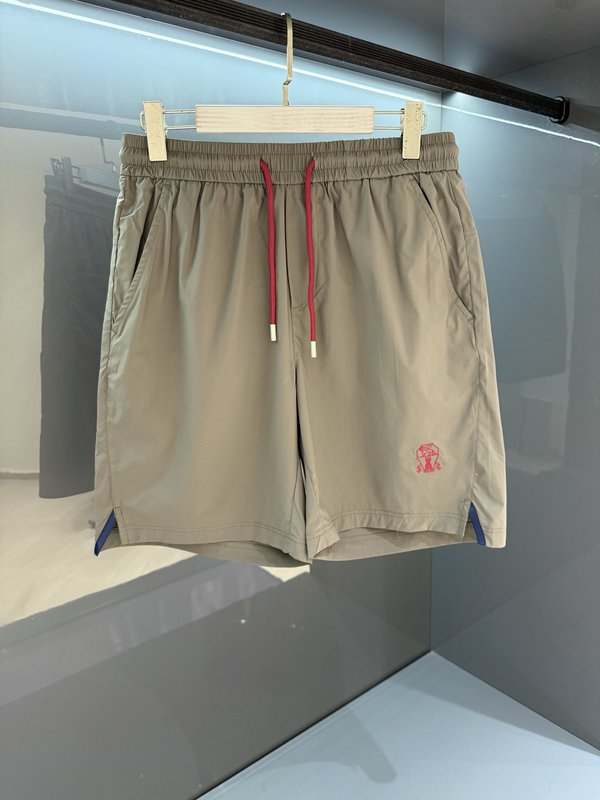 남성 밴딩 드로스트링 심플 캐주얼 하프 팬츠 001-231078
