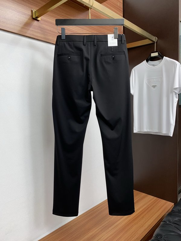 남성 워싱 데님 캐주얼 정장 바지 001-231079