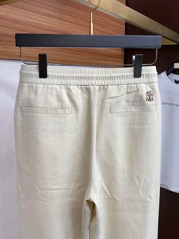 봄여름 신상 정방적 면린 캐주얼 팬츠 001-231099